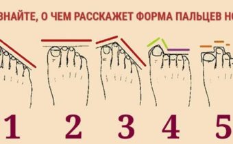 О чем расскажет форма пальцев ног