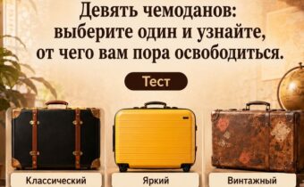 Какой чемодан вы взяли бы с собой? Ответ покажет, что мешает вам двигаться дальше