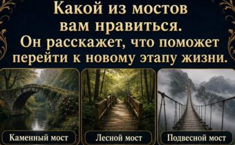 Выберите один из девяти мостов — и узнайте, что поможет вам перейти к новому этапу жизни