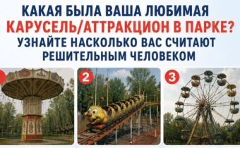 Какая была ваша любимая карусель или аттракцион в парке? Узнайте, насколько вас считают решительным человеком