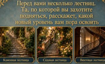 По какой лестнице вы захотели бы подняться? Ваш выбор покажет, в чём вы готовы стать сильнее