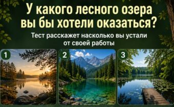 У какого лесного озера вы бы хотели оказаться? Тест расскажет, насколько вы устали от своей работы
