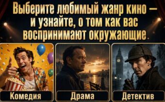 Какой жанр кино вам ближе? Этот выбор покажет, какое впечатление вы производите на людей