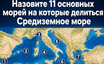 Назовите 11 морей Средиземноморья: сможете ли вы правильно определить их на карте?