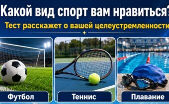 Выберите вид спорта — и узнайте, как проявляется ваша целеустремлённость