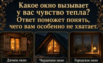 Какое окно с горящим светом вызывает у вас чувство тепла? Ответ поможет понять, чего вам особенно не хватает