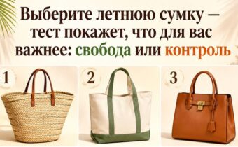 Выберите летнюю сумку — и узнайте, что для вас важнее: свобода или контроль