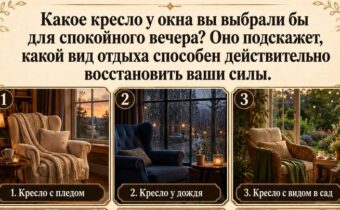 Какое кресло у окна вы выбрали бы для спокойного вечера? Оно подскажет, какой отдых действительно восстановит ваши силы