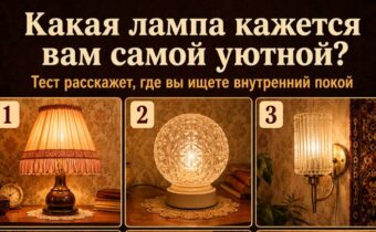Какая лампа кажется вам самой уютной? Тест расскажет, где вы ищете внутренний покой
