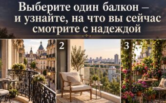 Выберите один балкон — и узнайте, какой перемены вы внутренне ждёте