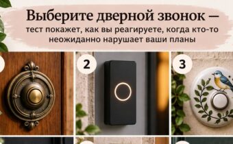Выберите дверной звонок — тест покажет, как вы реагируете, когда кто-то неожиданно нарушает ваши планы