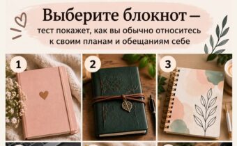 Какой блокнот вам понравился первым? Тест расскажет, почему одни ваши планы сбываются, а другие остаются планами