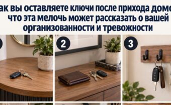 Как вы оставляете ключи после прихода домой: что эта мелочь может рассказать о вашей организованности и тревожности