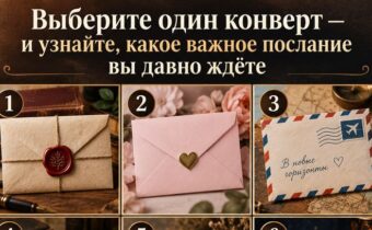 Выберите один конверт — и узнайте, какое важное послание вы давно ждёте