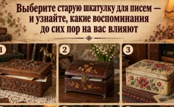 Выберите старую шкатулку для писем — и узнайте, какие воспоминания до сих пор на вас влияют