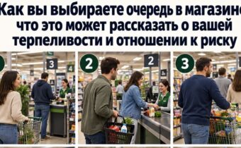 Как вы выбираете очередь в магазине: что это может рассказать о вашей терпеливости и отношении к риску