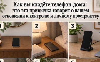 Как вы кладёте телефон дома: что эта привычка говорит о вашем отношении к контролю и личному пространству