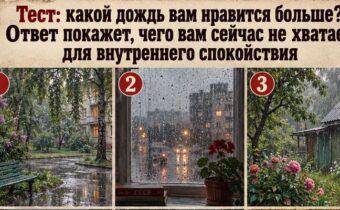 Тест: какой дождь вам нравится больше? Ответ покажет, чего вам сейчас не хватает для внутреннего спокойствия