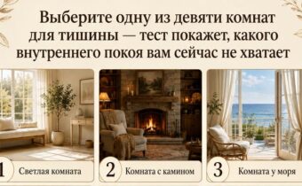 Выберите одну из девяти комнат для тишины — тест покажет, какого внутреннего покоя вам сейчас не хватает