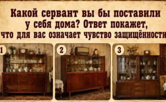 Какой сервант вы бы поставили у себя дома? Ответ покажет, что для вас означает чувство защищённости