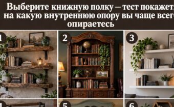 Выберите книжную полку — тест покажет, что помогает вам держаться в трудные моменты