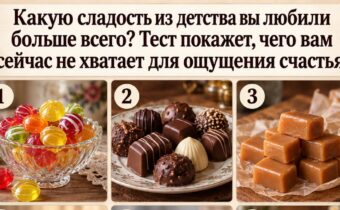 Какую сладость из детства вы любили больше всего? Тест покажет, чего вам сейчас не хватает для ощущения счастья